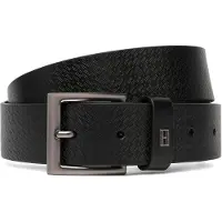Tommy Hilfiger Soho Flag Aop 3.5 Belt Black Taglia: 105 | Cinture Outlet | Uomo | Nero
