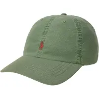 Ralph Lauren per ragazzo. 323B19183004 Berretto oxford in cotone verde (OSFA), Casual, moda per bambini
