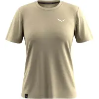 Salewa Women's Eagle Minilogo Alpine Merino T-Shirt Maglia merino Donna (40, beige)