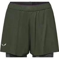Salewa Women's Pedroc Durastretch 2in1 Short Pantaloncini Donna (32, olivia)