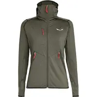 Salewa Women's Agner Hybrid Polarlite Fullzip Hoody Giacca in pile Donna (40, grigio)