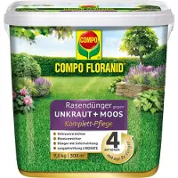 Compo FLORANID concime per prati contro le erbacce + muschio cura completa - 9 kg per 300 m²
