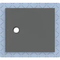 Geberit CleanFloor30 surface de douche, intégrée, avec voile d'étanchéité, 90x80cm, 551.003.DM.1, 551.003.DM.1