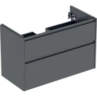 Geberit Renova Plan armoire sous lavabo, avec deux tiroirs, 94,8x60,6x44,6cm, 504.032.JK.1, 504.032.JK.1