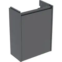 Geberit Renova Compact, élément bas pour lave-mains, avec une porte, portée réduite, 45,7x60,5x20,1cm, 504.082.JK.1, 504.082.JK.1