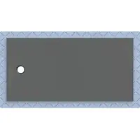 Geberit CleanFloor30 surface de douche, intégrée, avec voile d'étanchéité, 180x90cm, 551.019.DM.1, 551.019.DM.1