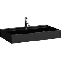 Laufen Kartell lavabo à encastrer, 3 trous pour robinet, avec trop-plein, 800x460mm, H8103367161081, H8103367161081