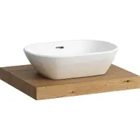 Laufen LANI Plan de toilette, une découpe au centre, 585x495x65mm, H4046411122671, H4046411122671