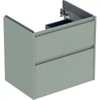 Geberit Renova Plan armoire sous lavabo, avec deux tiroirs, 64,4x60,6x44,6cm, 504.028.IK.1, 504.028.IK.1