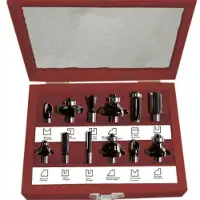 Westfalia set 12 Frese router 3 Tfilettatura esternalienti ramoa 8 mm 42 mm polietilener Scanalature e Bordi