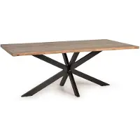 ZENZERO E COLORE Tavolo da pranzo Victoria in legno di acacia, 76 cm x 180 cm x 90 cm Giner y Colomer