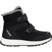 Viking Kid's Equip Warm Waterproof 2V Scarpe invernali Bambini (32, nero)