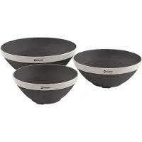 Outwell Collaps Bowl Set Scodella (3,5 l / 2 l / 1,5 l, blu/grigio)