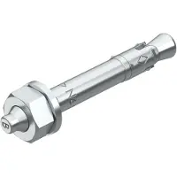 Obo Bettermann Chiodo di ancoraggio N, filettatura M6, 6x49 mm, acciaio, zincato galvanicamente, confezione da 100 pezzi.