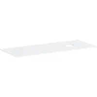 Hansgrohe Xevolos E Console 1370/550 avec découpe à droite pour vasque à poser sans trou de robinetterie, 54334700, 54334700