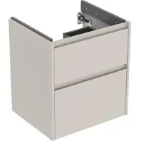Geberit Renova Plan armoire sous lavabo, avec deux tiroirs, 54,6x60,6x44,6cm, 504.026.DB.1, 504.026.DB.1