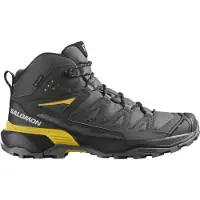 Salomon - Scarpe trekking uomo in GORE-TEX - X Ultra 360 Mid GTX M Castlerock / Black / Spicy Mustard per Uomo - Taglia 43 1/3 - Grigio