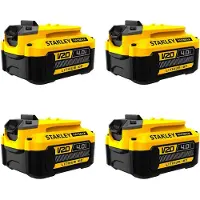 Stanley Confezione da 4 batterie SFMCB204 (18V - 4,0 Ah)