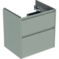 Geberit Renova Plan armoire sous lavabo, avec deux tiroirs, 59,5x60,6x44,6cm, 504.027.IK.1, 504.027.IK.1
