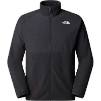 The North Face - Pile con zip - M Glacier Heavyweight Full Zip Asphalt Grey TNF Black per Uomo - Taglia L - Grigio