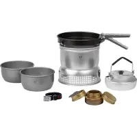 Trangia 27-0 Spiritus Sturmkocher mit Wasserkocher Fornelli ad alcool 860 g