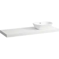 Laufen LANI Plan de toilette, une découpe à droite, 1370x495x65mm, H4046831122601, H4046831122601