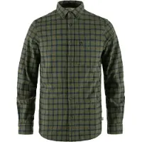 Fjällräven Övik Flannel Shirt Camicia Uomo (S, olivia)