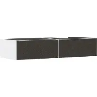 Hansgrohe Xevolos E meuble sous lavabo, 2 tiroirs, 1 découpe à droite, 1370x550x275mm, pour console avec vasque à poser, 54322660, 54322660