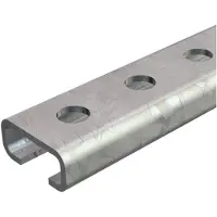 OBO 2 Metri di guida zincata a caldo - Profilo a C 2000x27x12,5mm CL2712P2000FT