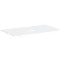 Hansgrohe Xevolos E Console 980/550 avec découpe au centre pour lavabo à poser sans trou de robinetterie, 54329700, 54329700