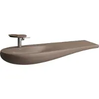 Laufen Alessi one Lavabo, encastré, sans trou pour robinet, sans trop-plein, tablette droite, 1200x500, H8149731881091, H8149731881091