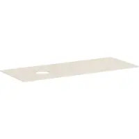 Hansgrohe Xevolos E Console 1370/550 avec découpe à gauche pour vasque à poser sans trou de robinetterie, 54333780, 54333780