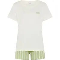 LASCANA Shorty écru / verde chiaro