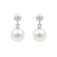 Luxenter Orecchini 'Raver' bianco perla