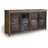 GINER Y COLOMER Credenza Broome in legno di mango, 95 cm x 190 cm x 40 cm Giner y Colomer