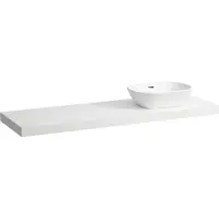 Laufen LANI Plan de toilette, une découpe à droite, 1570x495x65mm, H4046931122601, H4046931122601