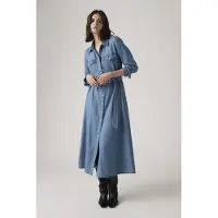 Levi's Quincey Long Sleeve Maxi Dress Taglia: XXS | Maxi abiti Outlet | Donna