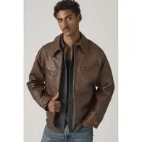 Levi's Corona Heights Leather Jacket Taglia: S | Giacche di pelle Outlet | Uomo