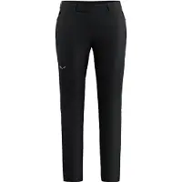 Salewa - Pantaloni softshell leggeri - Puez Talvena Dst Pant W Black Out per Donne in Softshell - Taglia XS - Nero