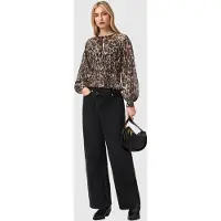 AllSaints Cern Top Prowl Golden Brown Taglia: 4 | Maglie a manica lunga Outlet | Donna | Marrone