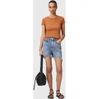 AllSaints Stevie Tee Pecan Brown Taglia: S | Maglie Sportivi Outlet | Donna | Marrone