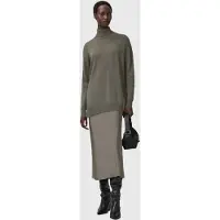 AllSaints Juno Dress Light Khaki Taglia: L | Abiti Midi Outlet | Donna | Marrone