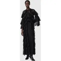 AllSaints Ambi Lace Maxi Dress Black Taglia: 4 | Maxi abiti Outlet | Donna | Nero