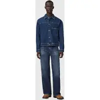 AllSaints Cast Denim Jacket Dark Indigo Taglia: XS | Giacche di jeans Outlet | Uomo | Blu