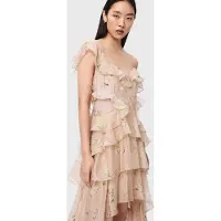 AllSaints Sienna Dress Empoli Pop Pink Taglia: 6 | Maxi abiti Outlet | Donna | Rosa
