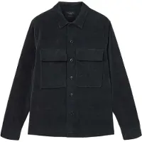 AllSaints Hawker Ls Shirt Faded Black Taglia: L | Camicie Casual Outlet | Uomo | Nero