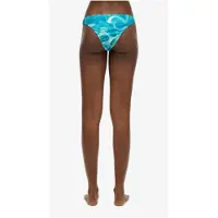 Superdry per donna. W3010389A Slip bikini blu stampati dal design audace (XL), Beachwear, Polister riciclato, Sostenibile