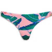 Superdry per donna. W3010405A Slip bikini sfacciato tropicale rosa (XL), Beachwear, Polister riciclato, Sostenibile