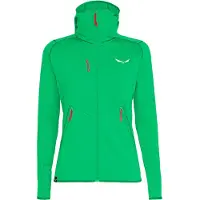 Salewa Women's Agner Hybrid Polarlite Fullzip Hoody Giacca in pile Donna (38, verde)