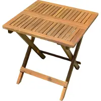Spetebo Tavolino pieghevole - in legno di acacia - tavolino ausiliario